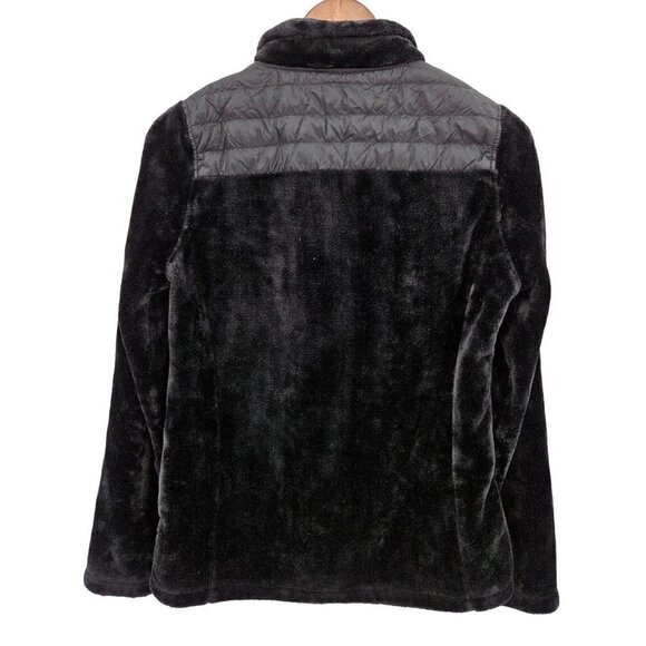 32 Degree Heat Down Puffer Jacket Sz S Black Ligtweight Full Zip Velour Pockets - Picture 2 of 11